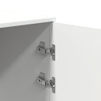 Armario de almacenaje blanco 40x45x103,5 cm Madera de ingeniería