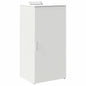 Armário de madeira engenheirada branco 50x45x103,5 cm