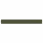 Bordes césped 10 uds acero laminado frío verde oliva 10x103 cm