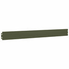 Bordes césped 10 uds acero laminado frío verde oliva 10x103 cm