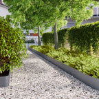 Bordes césped 10 uds acero laminado frío verde oliva 10x103 cm