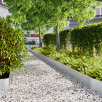Bordes césped 10 uds acero laminado frío verde oliva 10x103 cm