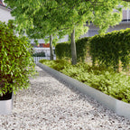 Bordes césped 10 uds acero laminado frío verde oliva 10x103 cm