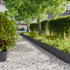 Bordes césped 10 uds acero laminado frío verde oliva 10x103 cm