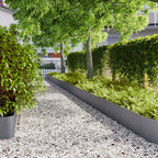 Bordes césped 10 uds acero laminado frío verde oliva 10x103 cm