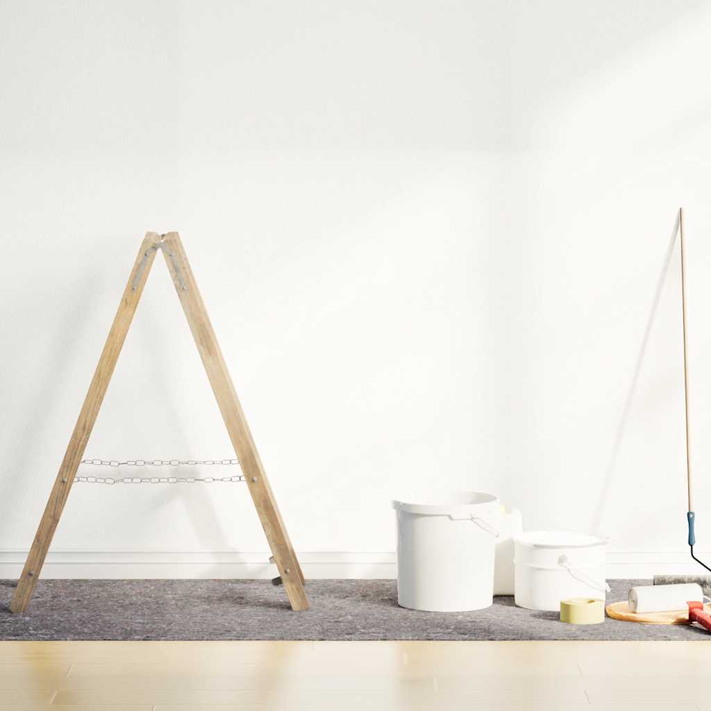 Felpa antideslizante para pintores 2 uds 10 m 180 g/m² gris