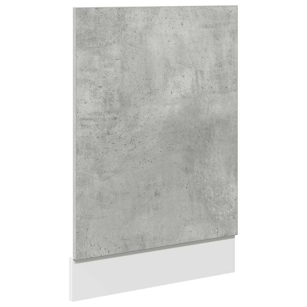 Conjunto de armarios de cocina Lyon de 7 piezas en madera de ingeniería gris hormigón