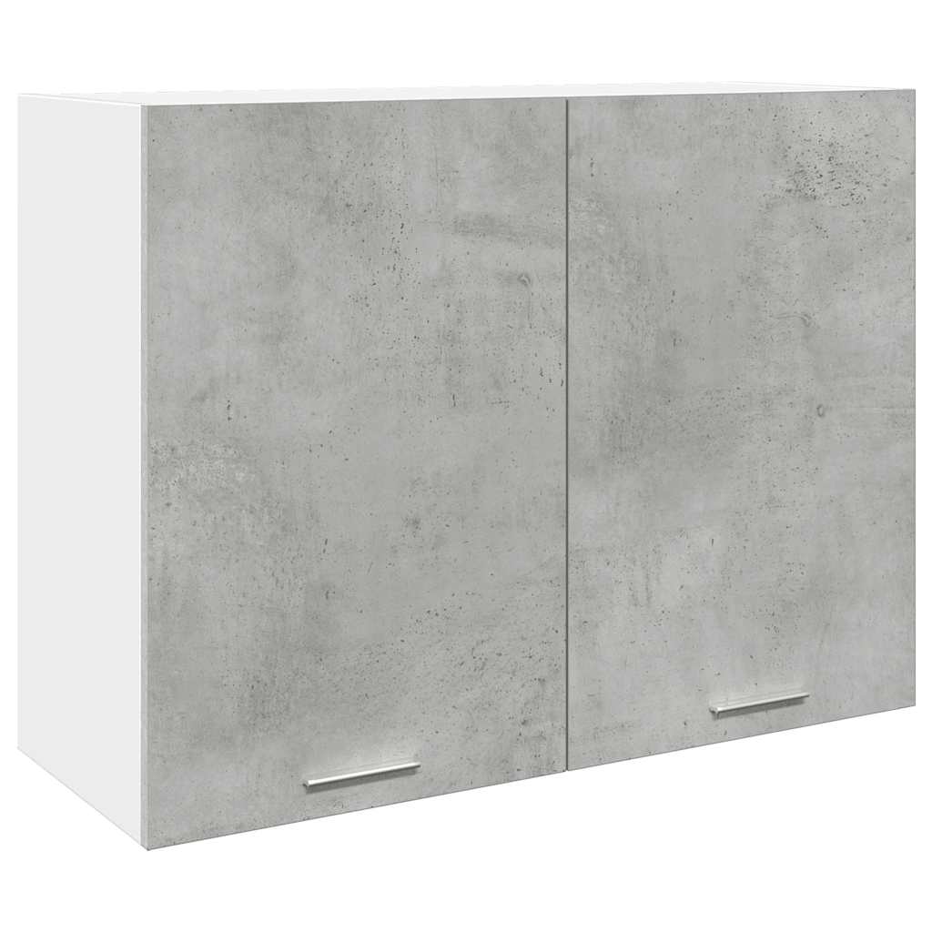 Conjunto de armarios de cocina Lyon de 7 piezas en madera de ingeniería gris hormigón