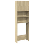 Juego de muebles de baño 2 pzas madera ingeniería roble Sonoma