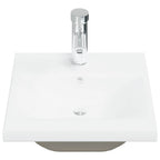 Juego de muebles de baño 5 pzas madera ingeniería roble Sonoma