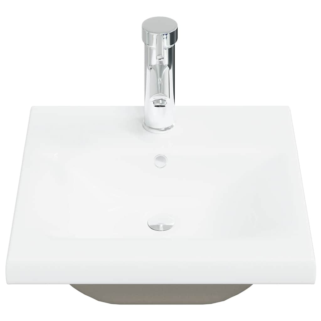 Juego de muebles de baño 5 pzas madera ingeniería roble Sonoma