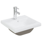 Juego de muebles de baño 5 pzas madera ingeniería roble Sonoma