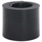 Borde de goma para quitanieves negro 100x15x1 cm