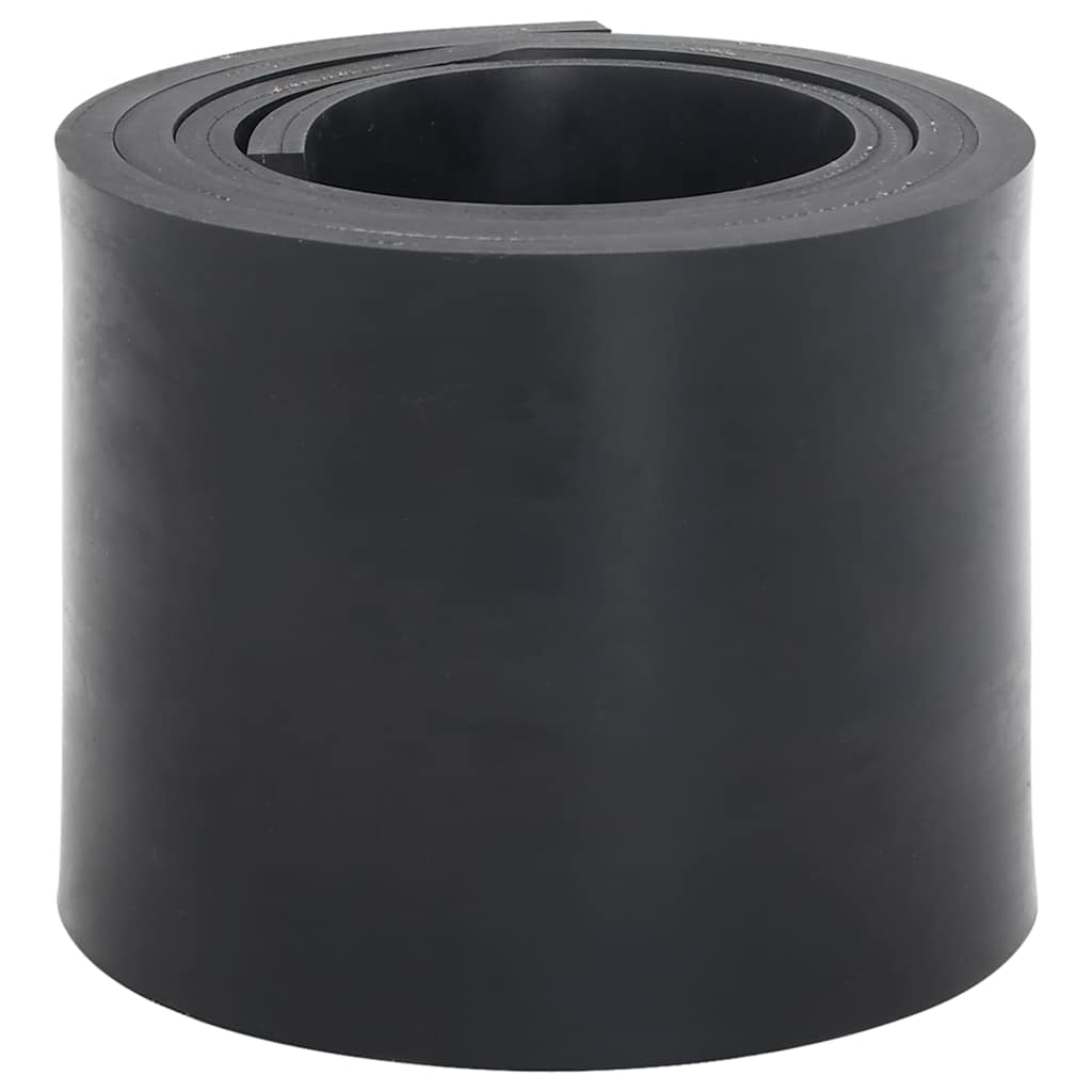 Borde de goma para quitanieves negro 100x15x1 cm