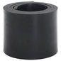 Borde de goma para quitanieves negro 100x15x1 cm
