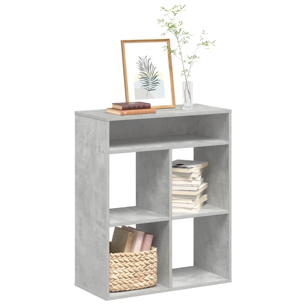 Armario de libros madera contrachapada envejecida 48x25,5x140cm