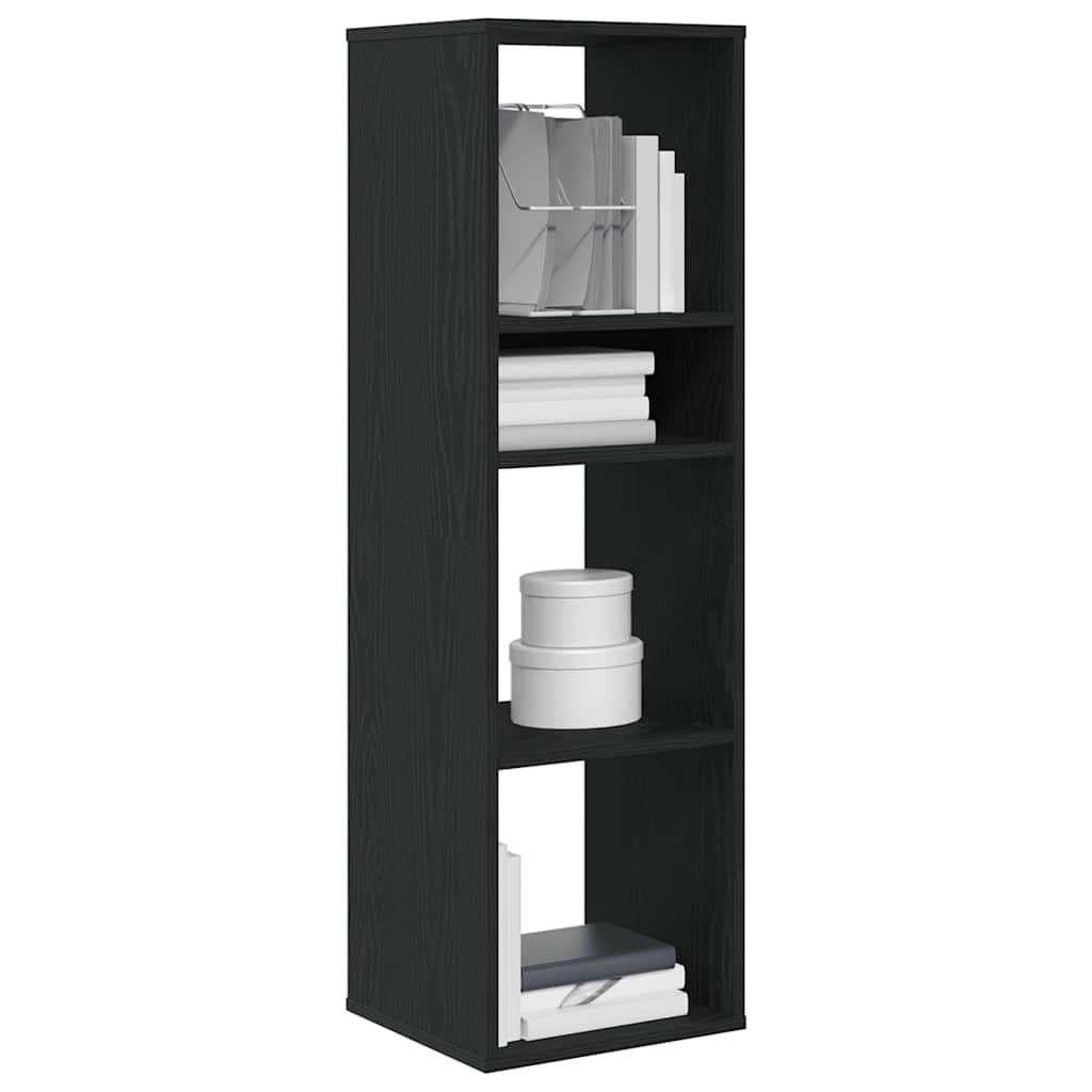 Armario de libros madera contrachapada envejecida 48x25,5x140cm
