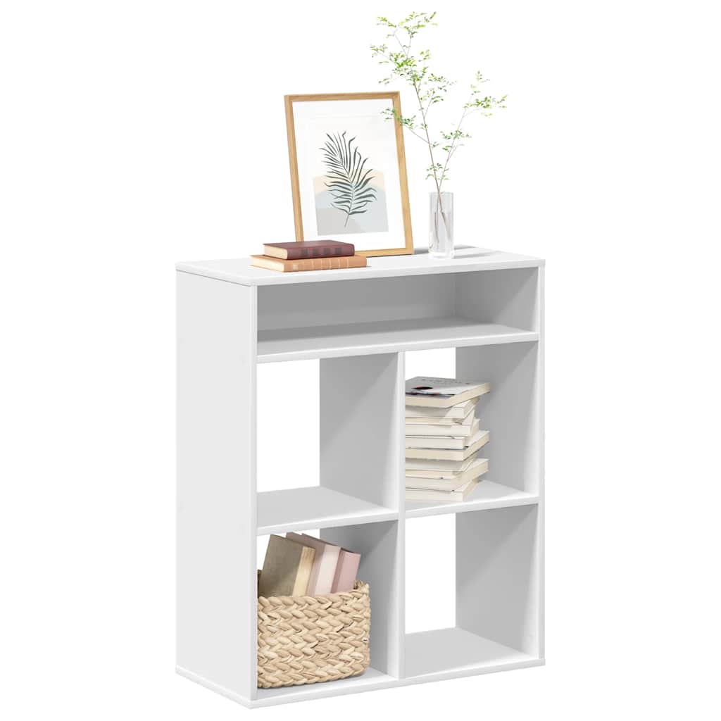 Armario de libros madera contrachapada envejecida 48x25,5x140cm