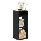 Armario de libros madera contrachapada envejecida 48x25,5x140cm