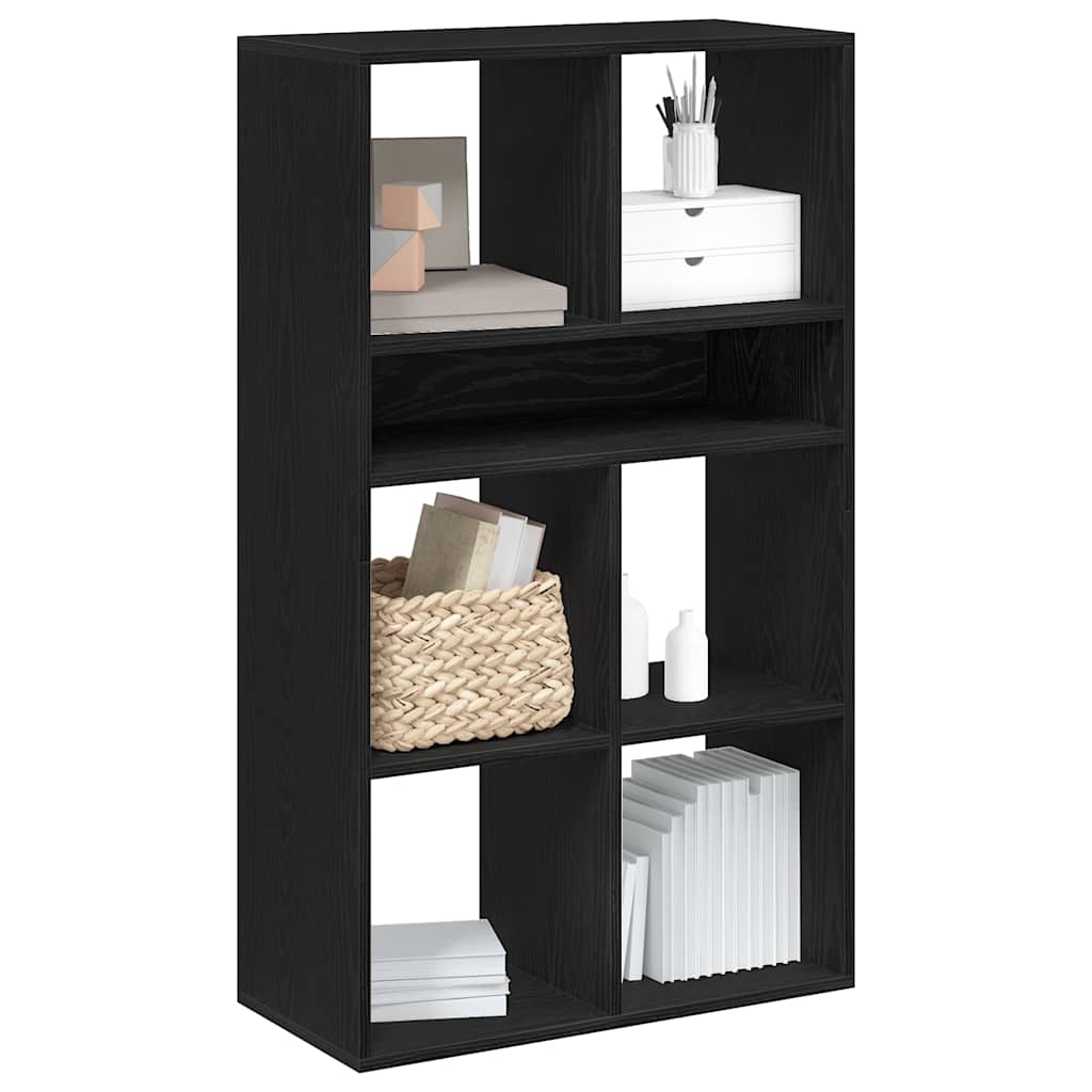 Armario de libros madera contrachapada envejecida 48x25,5x140cm