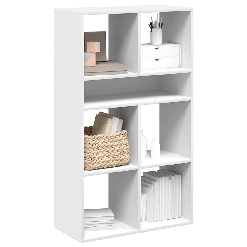 Armario de libros madera contrachapada envejecida 48x25,5x140cm
