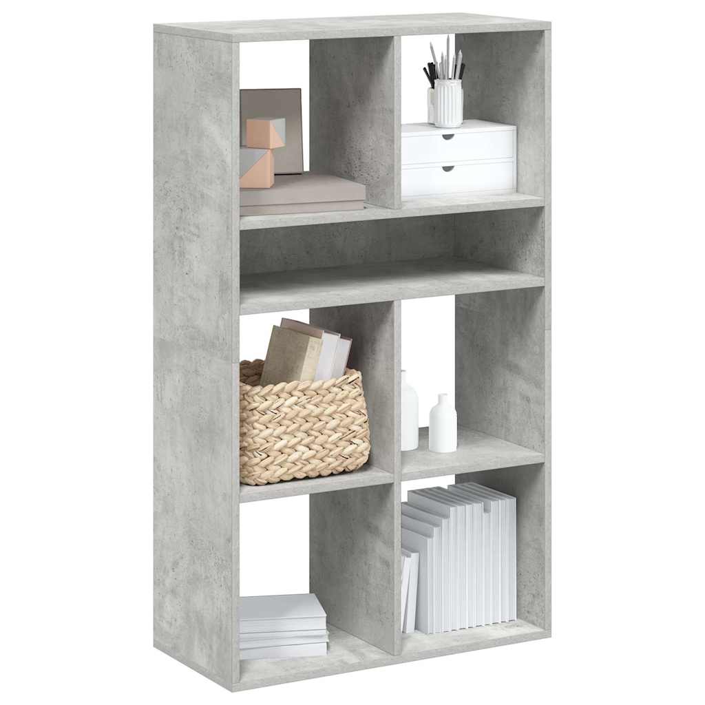Armario de libros madera contrachapada envejecida 48x25,5x140cm