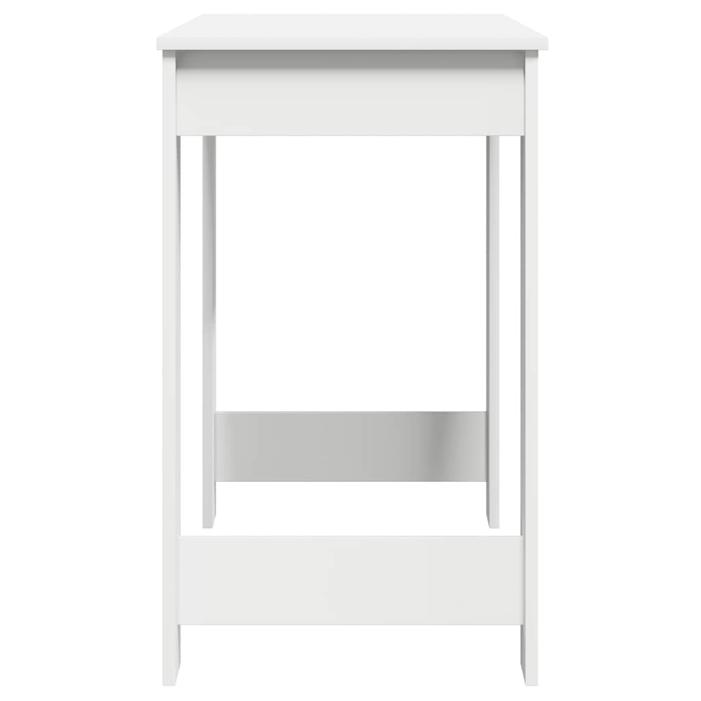 Escritorio de madera contrachapada blanco 100x45x75 cm