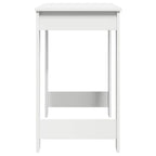 Escritorio de madera contrachapada blanco 100x45x75 cm