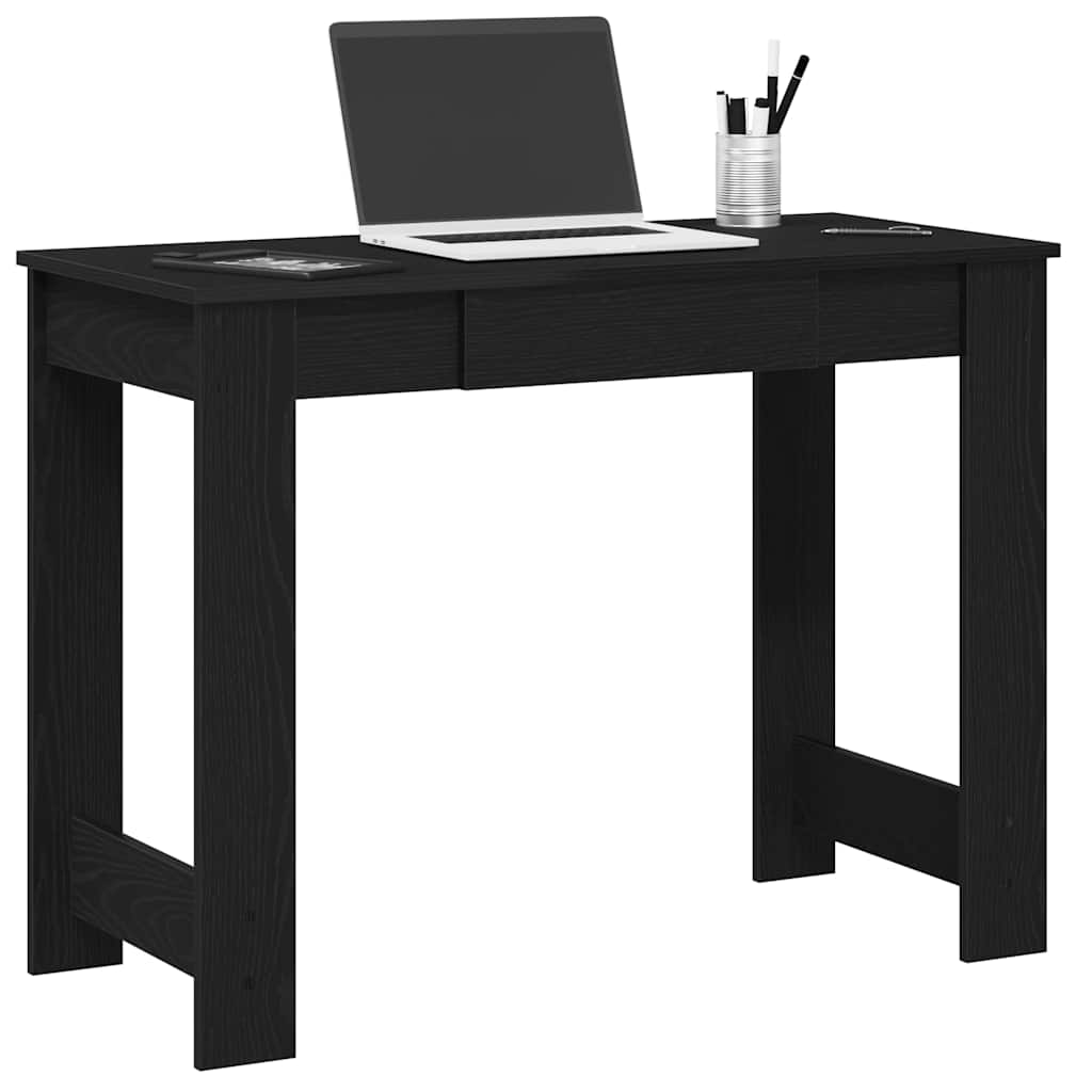 Escritorio de madera contrachapada blanco 100x45x75 cm