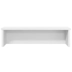 Estantería cocina apilable madera ingeniería blanca 50x15x16 cm