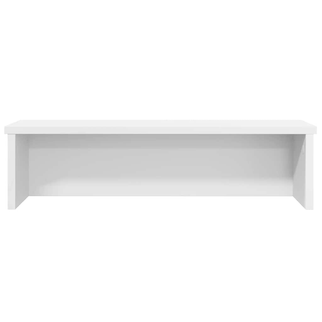 Estantería cocina apilable madera ingeniería blanca 50x15x16 cm