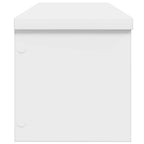 Estantería cocina apilable madera ingeniería blanca 50x15x16 cm