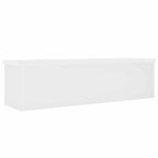 Estantería cocina apilable madera ingeniería blanca 50x15x16 cm