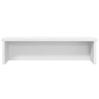 Estantes de cocina apilables 2 uds blanco 50x15x16 cm