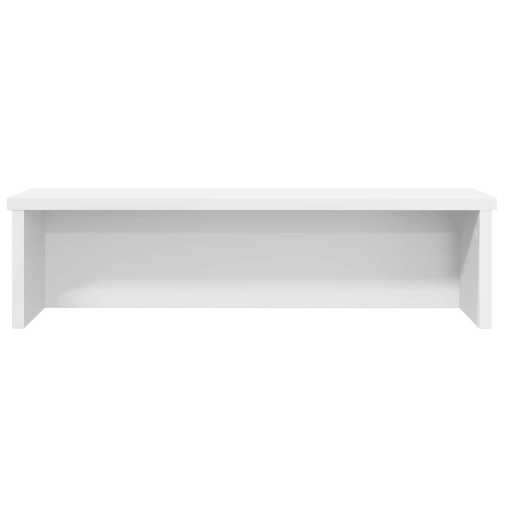 Estantes de cocina apilables 2 uds blanco 50x15x16 cm