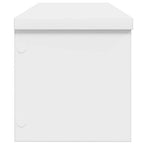 Estantes de cocina apilables 2 uds blanco 50x15x16 cm