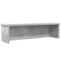 Estante de cozinha empilhável em madeira compósita branca 50x15x16 cm