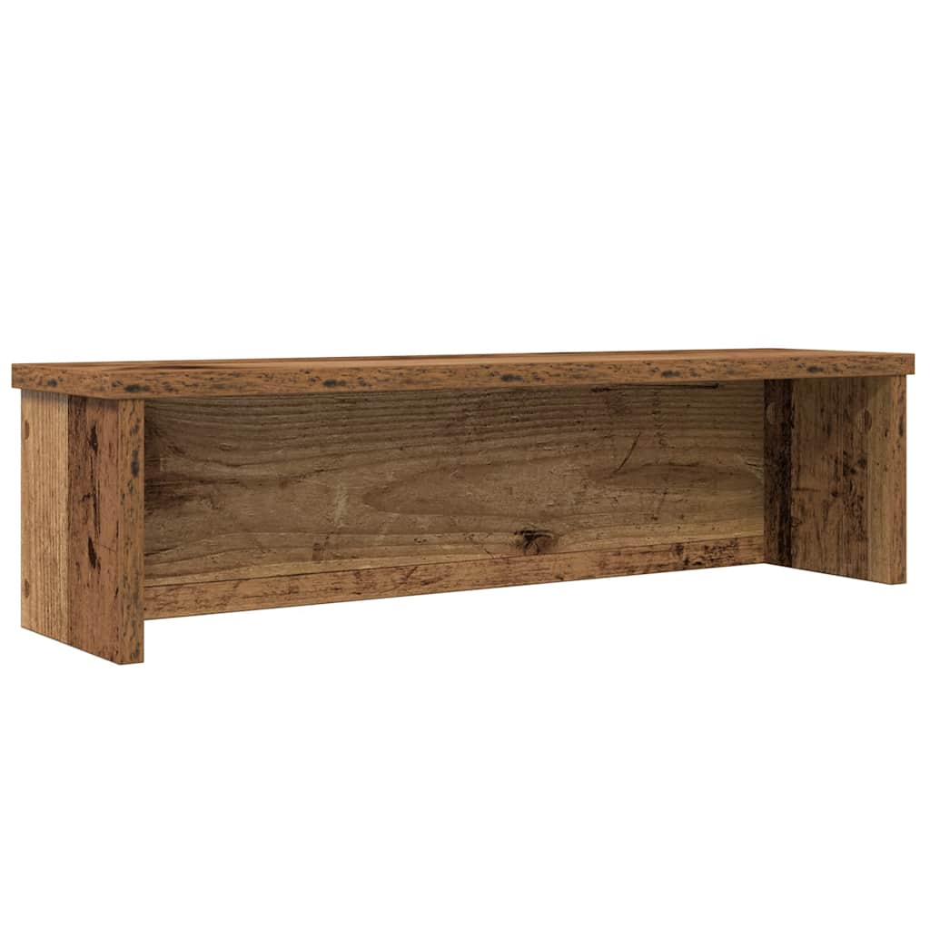 Estante de cozinha empilhável em madeira compósita branca 50x15x16 cm