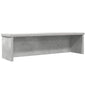 Estante de cozinha empilhável em madeira compósita branca 50x15x16 cm