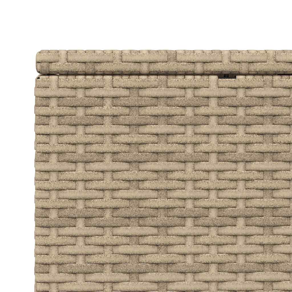 Tumbona con cojín flotante ratán sintético beige
