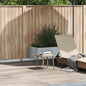 Mesa centro jardín rectangular beige 40x40x37cm ratán sintético