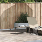 Mesa centro jardín rectangular beige 40x40x37cm ratán sintético