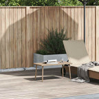 Mesa centro jardín rectangular beige 40x40x37cm ratán sintético