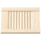 Puerta de armario de lamas 2 uds 39,5x29,5 cm madera de pino
