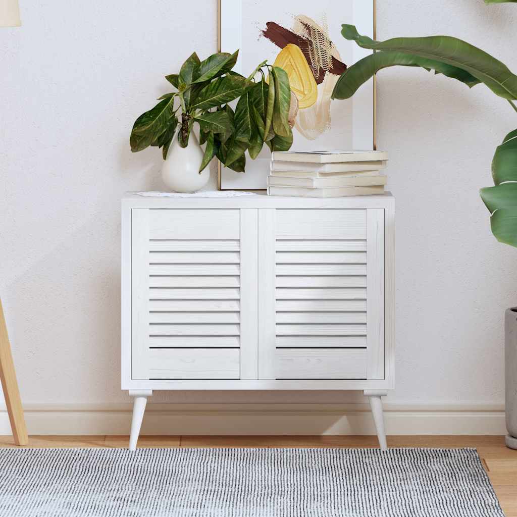 Puerta de armario de lamas 2 uds 39,5x29,5 cm madera de pino