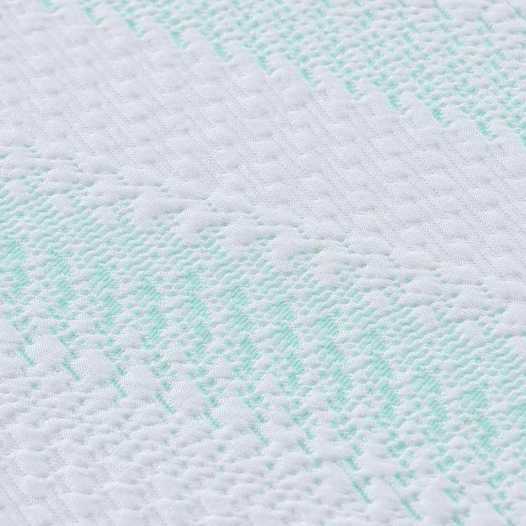 Sobrecolchón y verde 100 x 200 cm Tela jacquard
