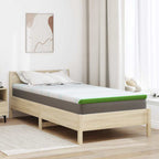 Sobrecolchón y verde 100 x 200 cm Tela jacquard