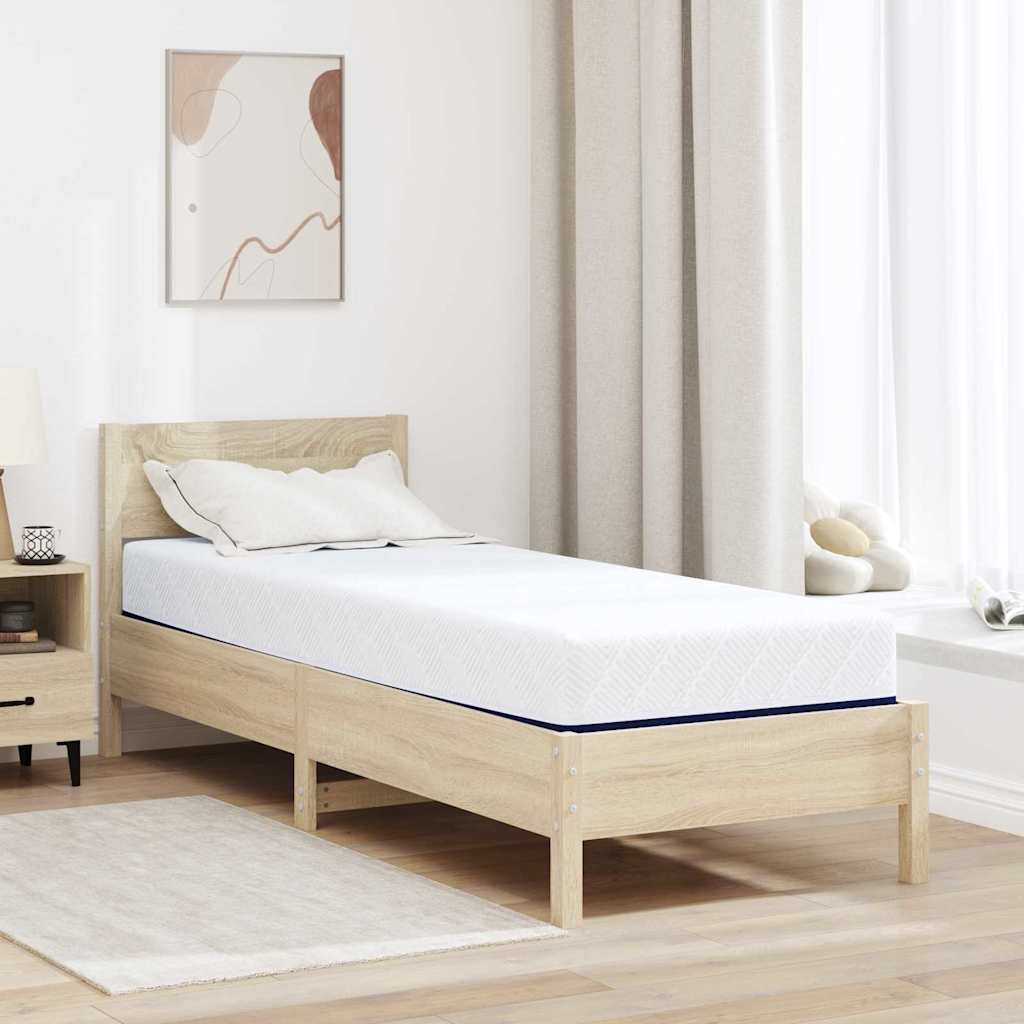 Mattress and blue 100 x 200 cm Jacquard Fabric