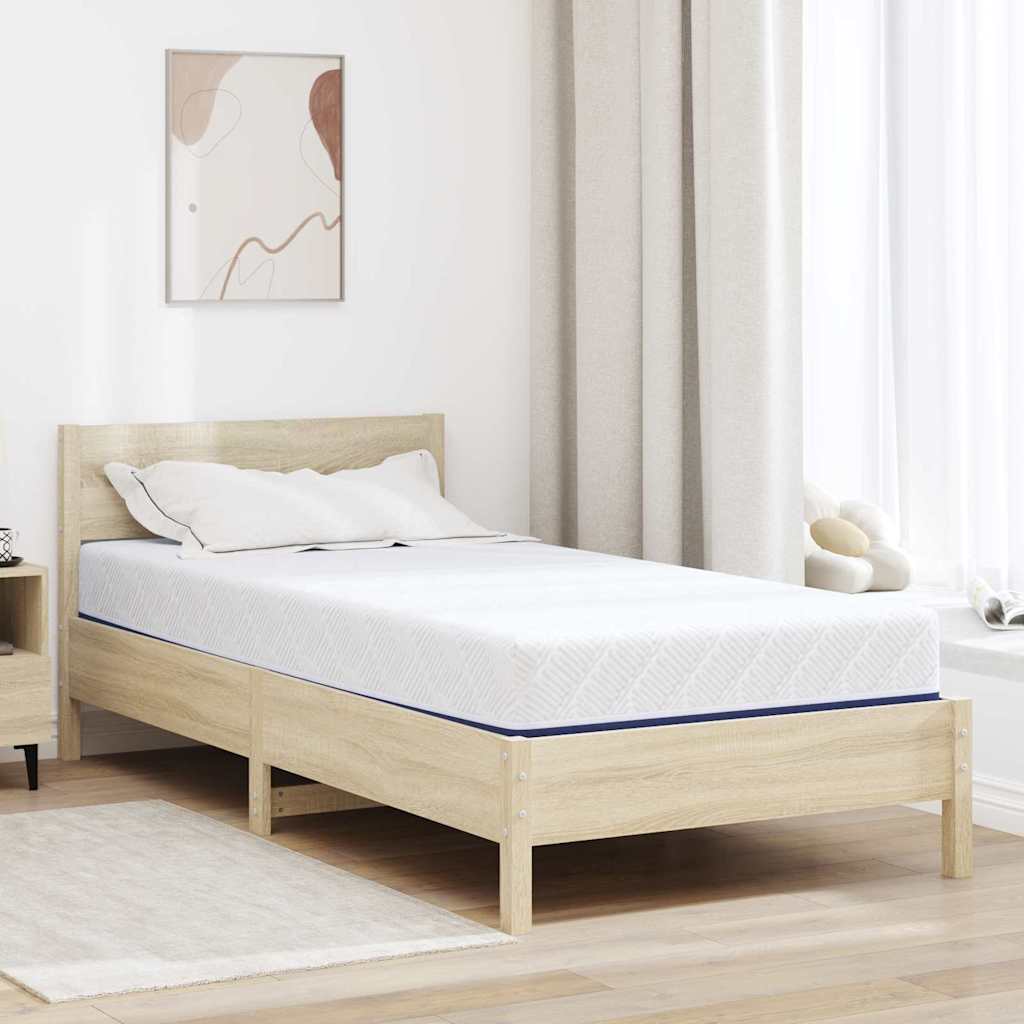 Mattress and blue 100 x 200 cm Jacquard Fabric