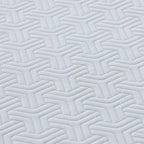Colchón y gris 100 x 200 cm Tela Jacquard